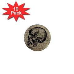 Skull 1  Mini Magnet (10 Pack) 