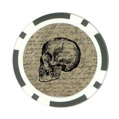 Skull Poker Chip Card Guard