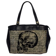 Skull Office Handbags by Valentinaart