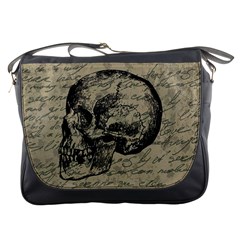 Skull Messenger Bags by Valentinaart