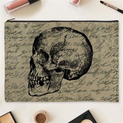 Skull Cosmetic Bag (xxxl)  by Valentinaart