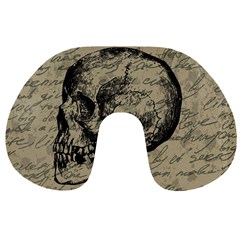 Skull Travel Neck Pillows by Valentinaart