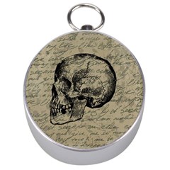 Skull Silver Compasses