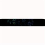 Fractal Pattern Black Background Small Bar Mats 24 x4  Bar Mat