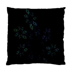 Fractal Pattern Black Background Standard Cushion Case (two Sides)