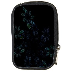 Fractal Pattern Black Background Compact Camera Cases by Simbadda