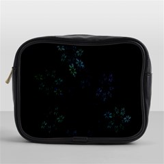 Fractal Pattern Black Background Mini Toiletries Bags