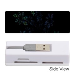 Fractal Pattern Black Background Memory Card Reader (stick) 