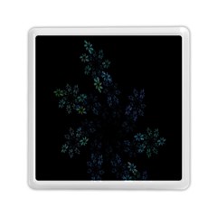 Fractal Pattern Black Background Memory Card Reader (square) 