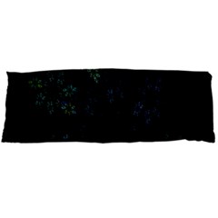 Fractal Pattern Black Background Body Pillow Case (dakimakura) by Simbadda