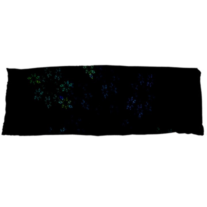 Fractal Pattern Black Background Body Pillow Case Dakimakura (Two Sides)