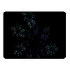 Fractal Pattern Black Background Double Sided Fleece Blanket (small) 