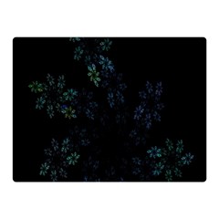 Fractal Pattern Black Background Double Sided Flano Blanket (mini) 