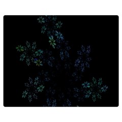 Fractal Pattern Black Background Double Sided Flano Blanket (medium) 