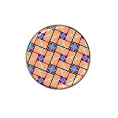 Overlaid Patterns Hat Clip Ball Marker (4 Pack)