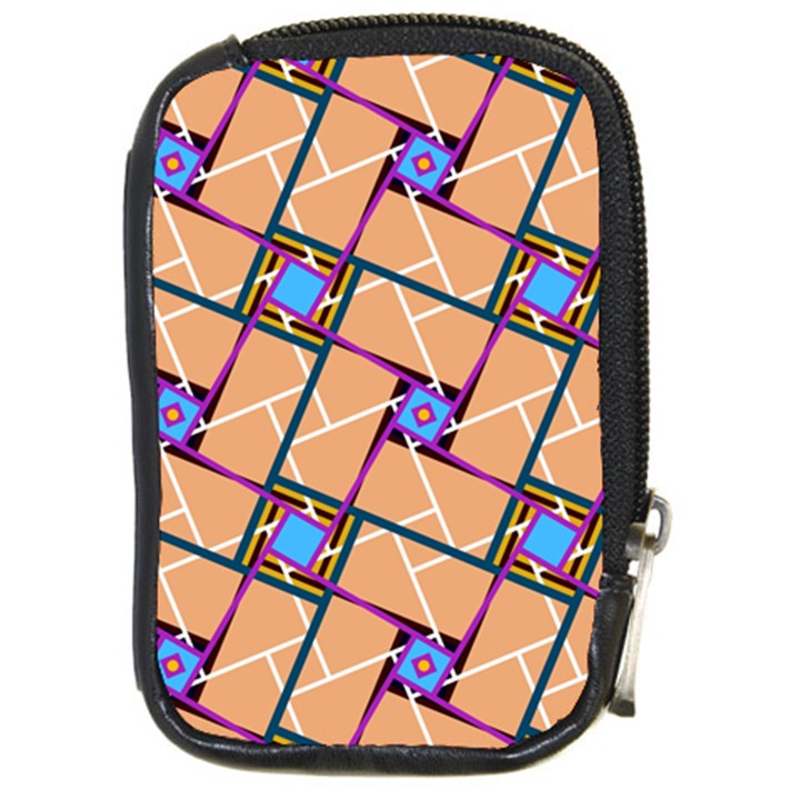 Overlaid Patterns Compact Camera Cases