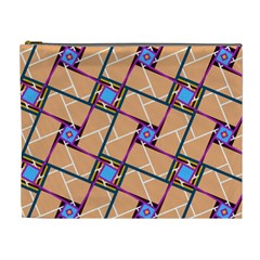 Overlaid Patterns Cosmetic Bag (xl)