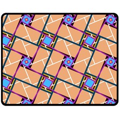 Overlaid Patterns Fleece Blanket (medium) 