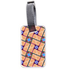 Overlaid Patterns Luggage Tags (two Sides) by Simbadda