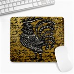 Vintage rooster  Large Mousepads Front