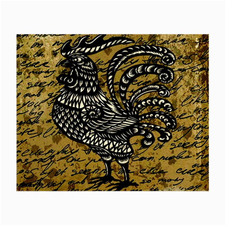 Vintage rooster  Small Glasses Cloth