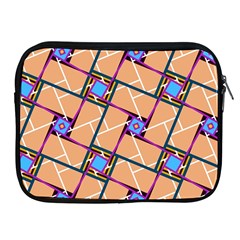 Overlaid Patterns Apple Ipad 2/3/4 Zipper Cases