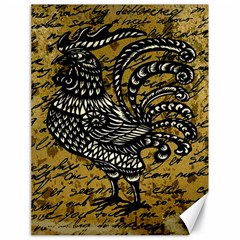 Vintage Rooster  Canvas 18  X 24  