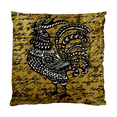 Vintage Rooster  Standard Cushion Case (two Sides) by Valentinaart