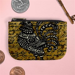 Vintage Rooster  Mini Coin Purses by Valentinaart