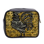 Vintage rooster  Mini Toiletries Bag 2-Side Back