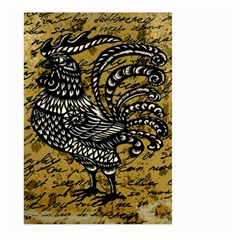 Vintage Rooster  Large Garden Flag (two Sides) by Valentinaart