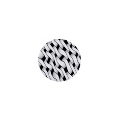 Black And White Pattern 1  Mini Magnets