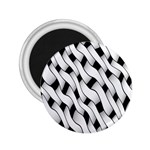 Black And White Pattern 2.25  Magnets Front