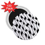 Black And White Pattern 2.25  Magnets (100 pack)  Front