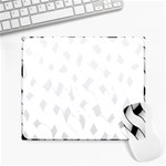 Black And White Pattern Large Mousepads Front