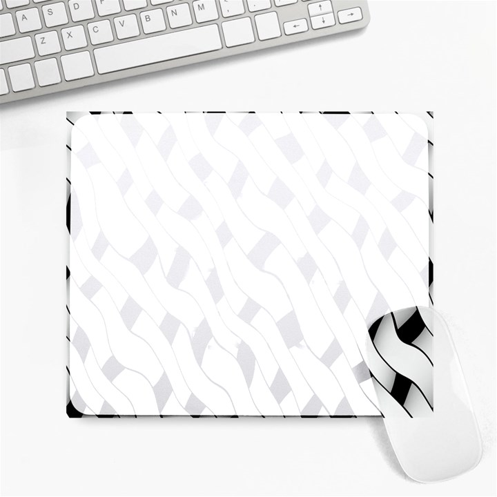 Black And White Pattern Large Mousepads