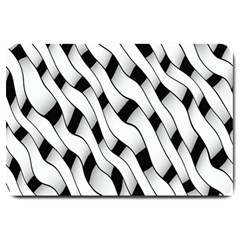 Black And White Pattern Large Doormat 