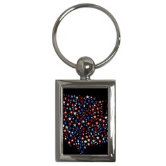 America Usa Map Stars Vector  Key Chains (rectangle)  by Simbadda