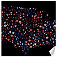 America Usa Map Stars Vector  Canvas 20  X 20  