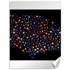 America Usa Map Stars Vector  Canvas 36  X 48  