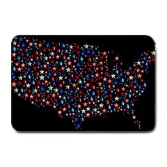 America Usa Map Stars Vector  Plate Mats