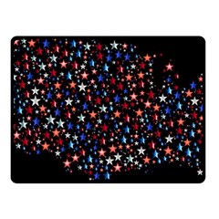 America Usa Map Stars Vector  Fleece Blanket (small) by Simbadda