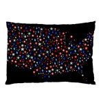 America Usa Map Stars Vector  Pillow Case (Two Sides) Front