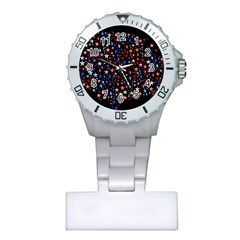 America Usa Map Stars Vector  Plastic Nurses Watch