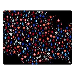 America Usa Map Stars Vector  Double Sided Flano Blanket (large)  by Simbadda