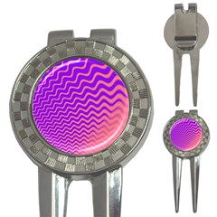 Pink And Purple 3-in-1 Golf Divots