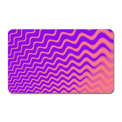 Pink And Purple Magnet (rectangular)