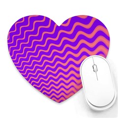 Pink And Purple Heart Mousepads