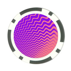 Pink And Purple Poker Chip Card Guard