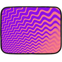 Pink And Purple Fleece Blanket (mini)